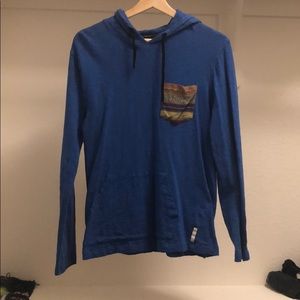 Blue Long Sleeve with hood